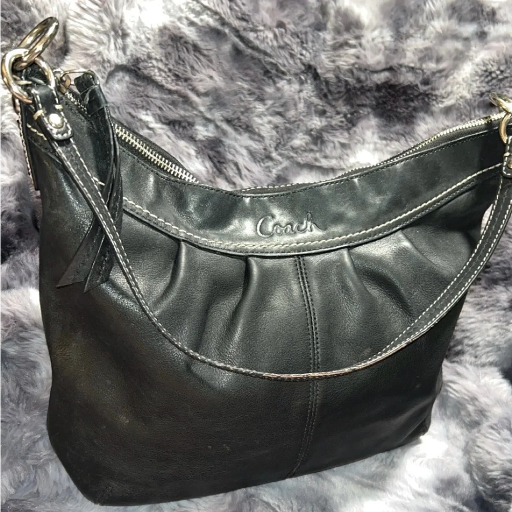 Coach | Bags | Coach Soho Black Leather Hobo Shoulder Bag Coach